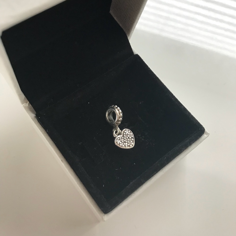 Pandora CZ heart charm